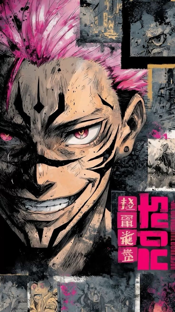 Tableau Décoratif Dark Anime Villain Portrait — Art Mural Premium | Maroccinoo