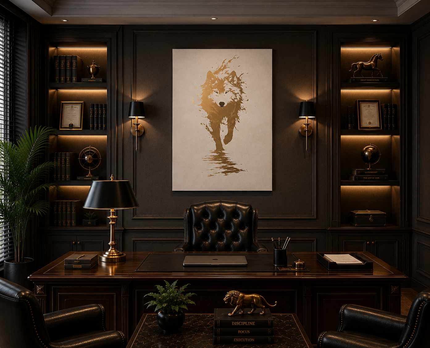 Wolf art