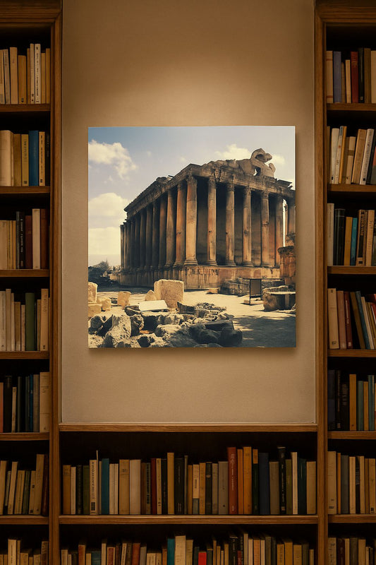 Tableaux Décoratifs Maroc: Temple of Bacchus - Style Cinématographique
