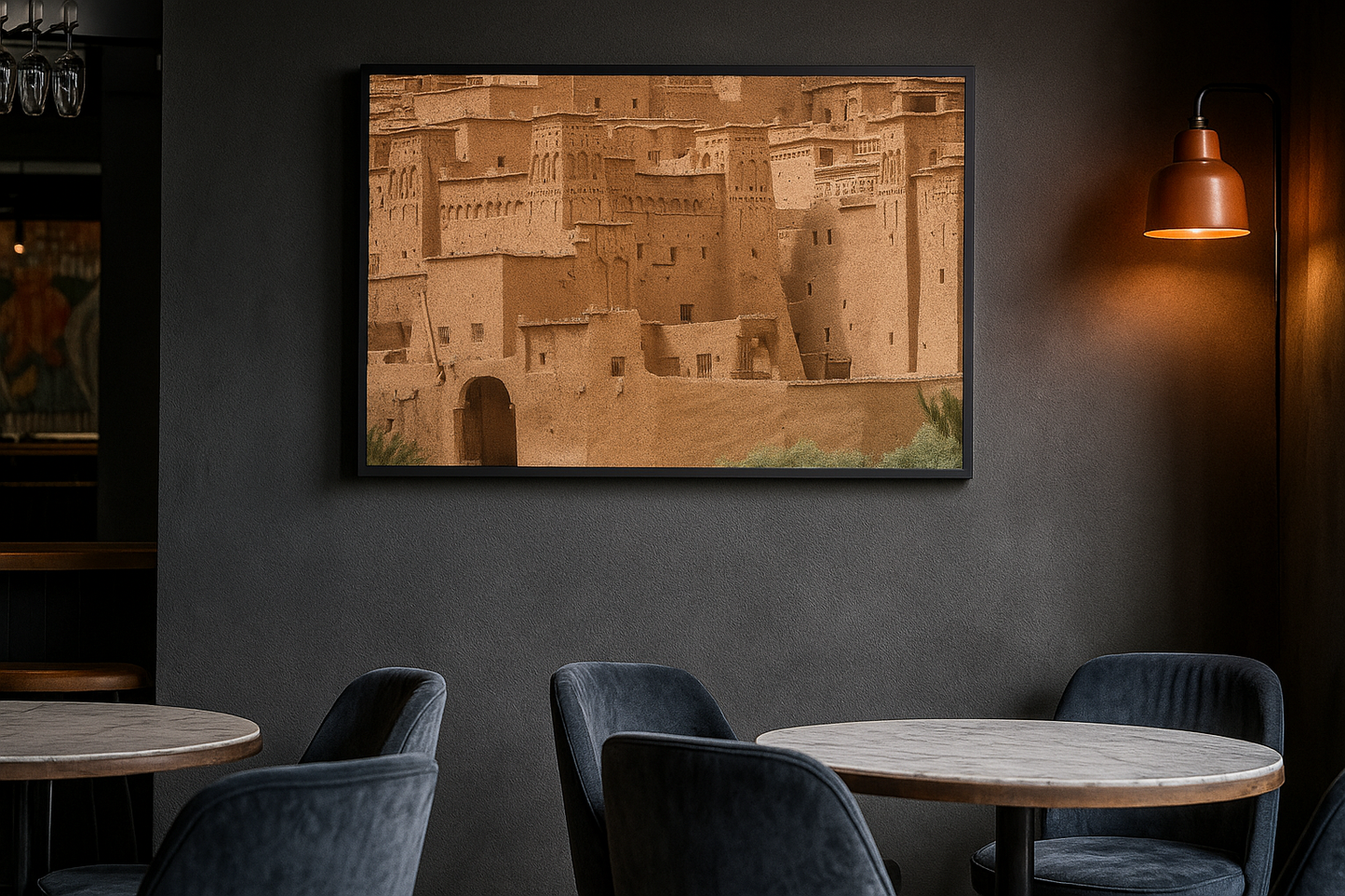 vue d'une maison à ouarzazat