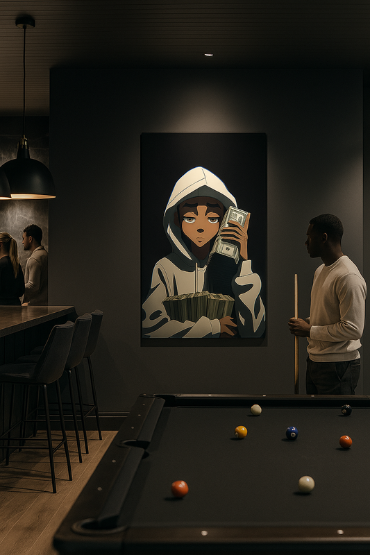 Money Moves – Impression d'art streetwear animée