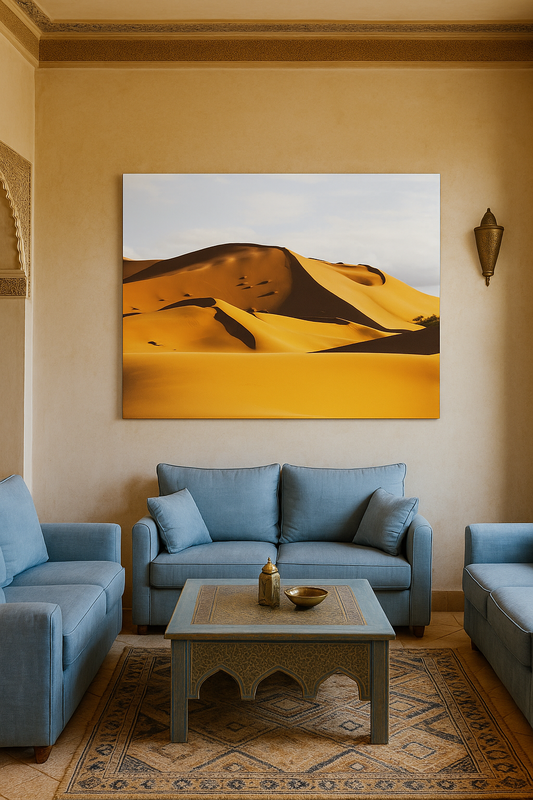 Vue du Sahara ou du désert