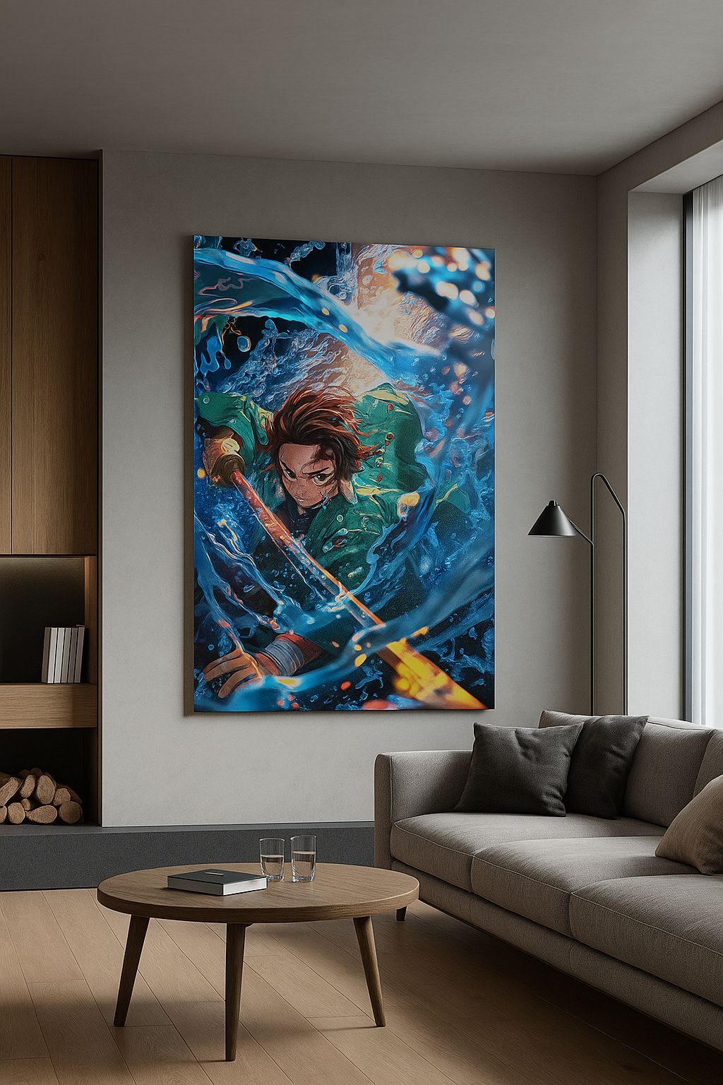 Water Blade Fury – Toile animée dynamique