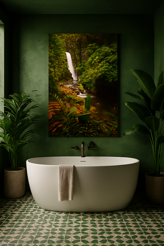 cascade dans une forêt tropicale