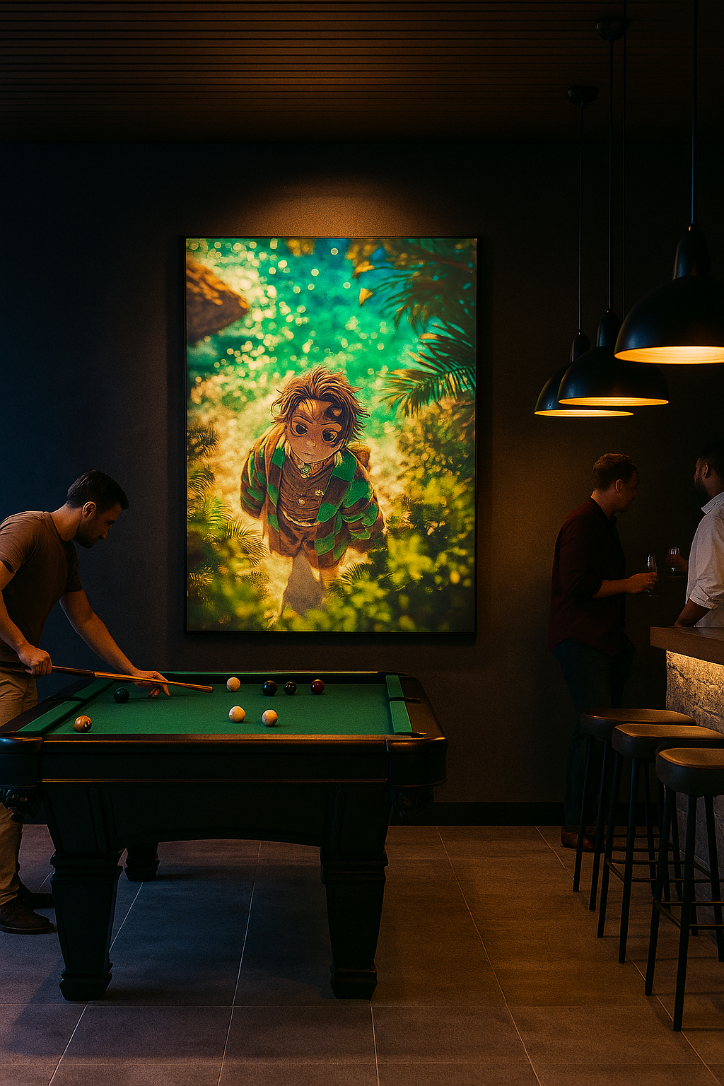 Tropical Breeze – Art sur toile animé relaxant