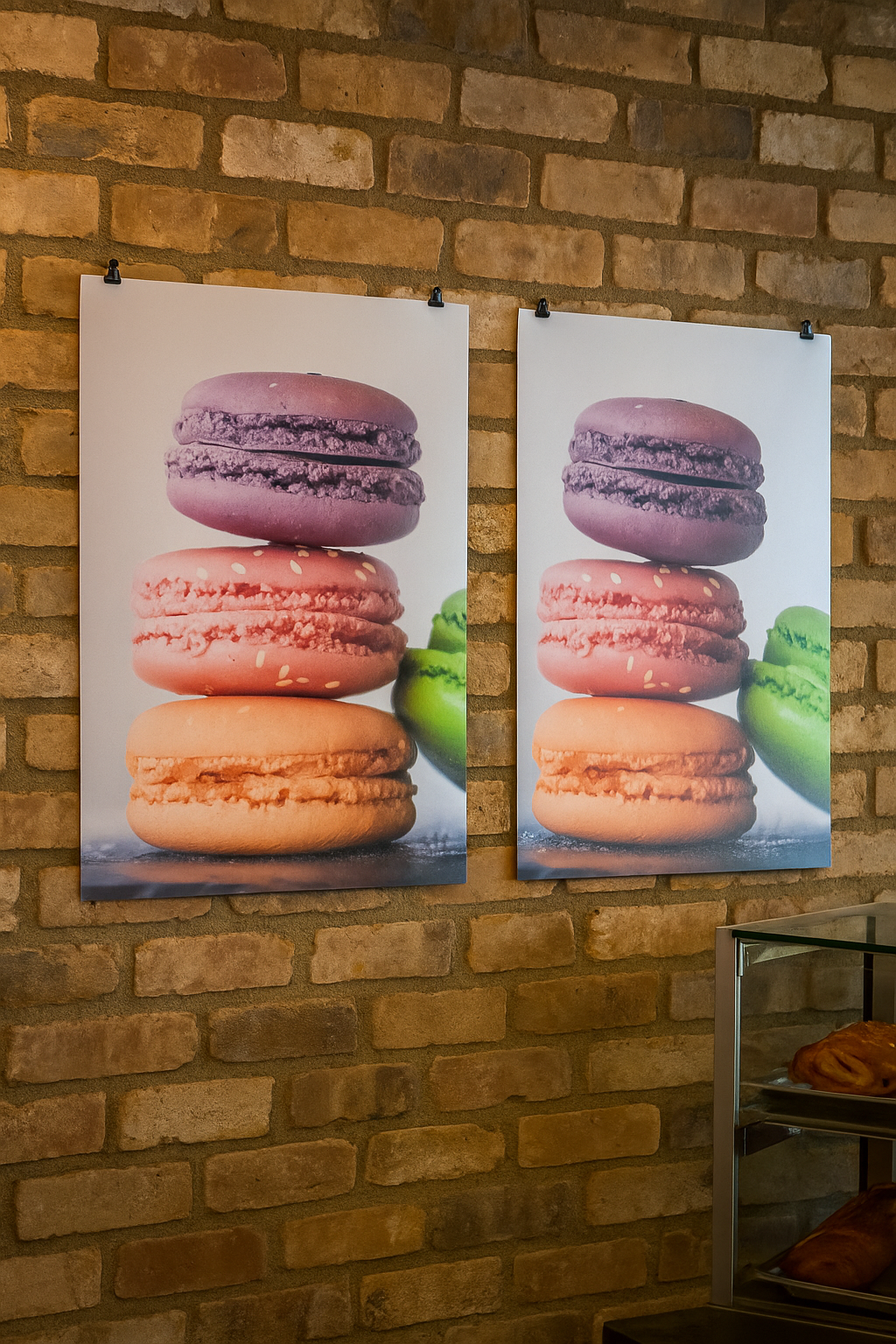 Macaron in the wall