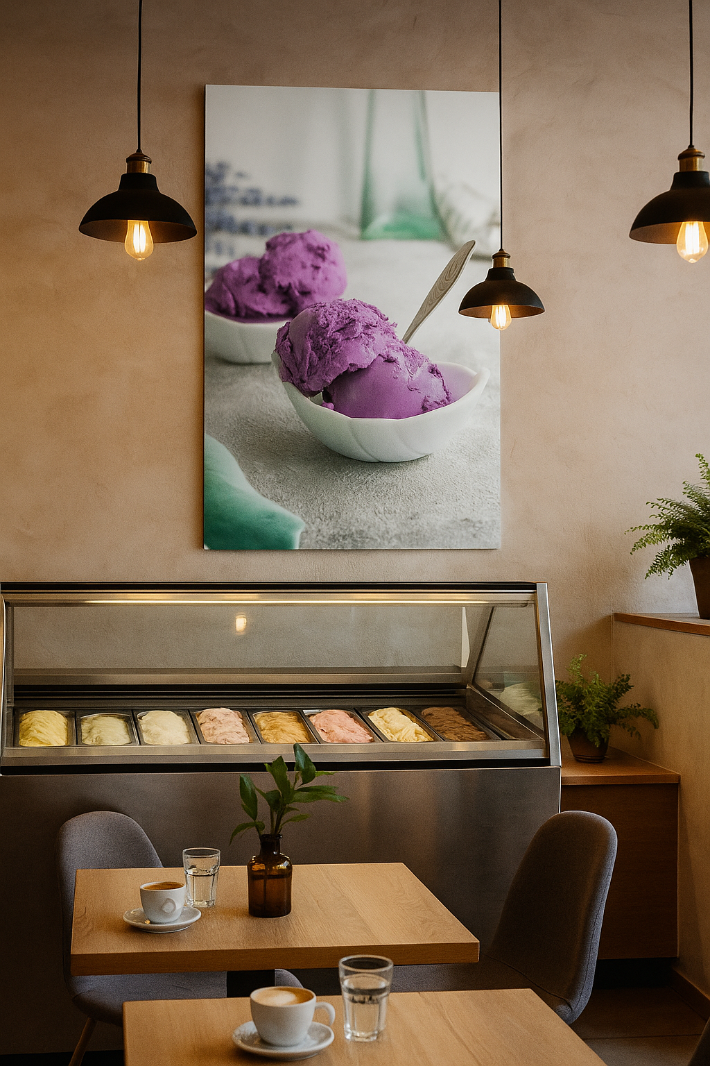 Purple  Ice cream