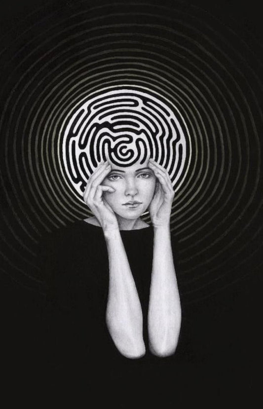 « Mind Maze » – Impression d'art surréaliste 