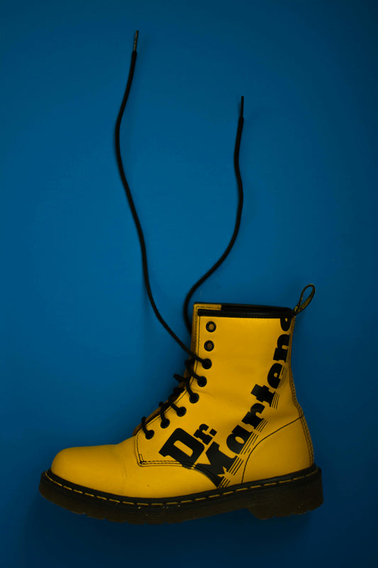 Pop Art Urbain - Bottine Jaune Audacieuse | Maroccinoo