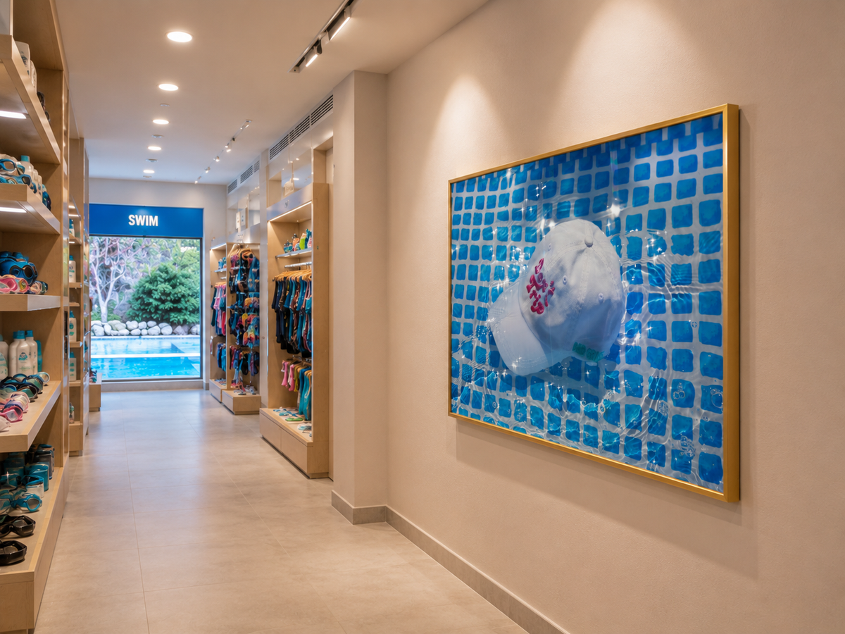 Tableau Moderne - Casquette Aquatique | Maroccinoo