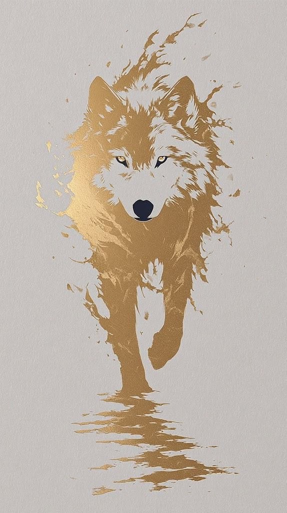 Wolf art