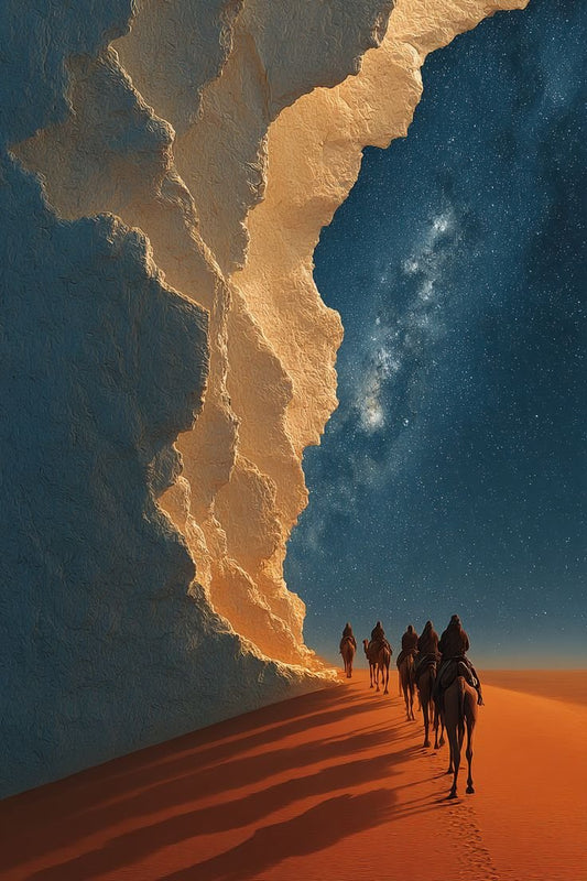 Sérénité Nocturne - Désert Étoilé | Maroccinoo