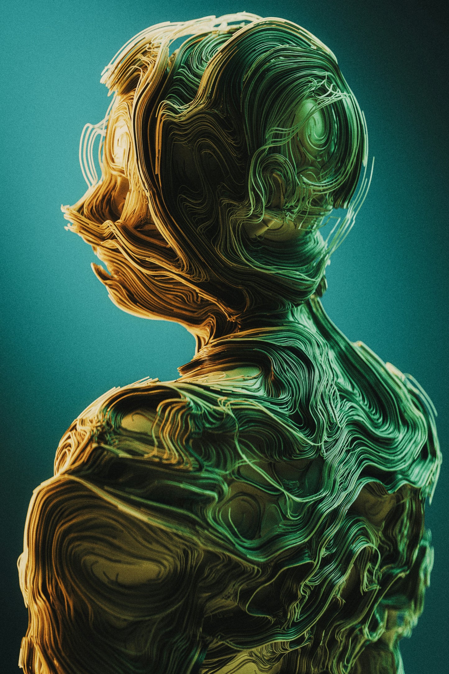 Green girl