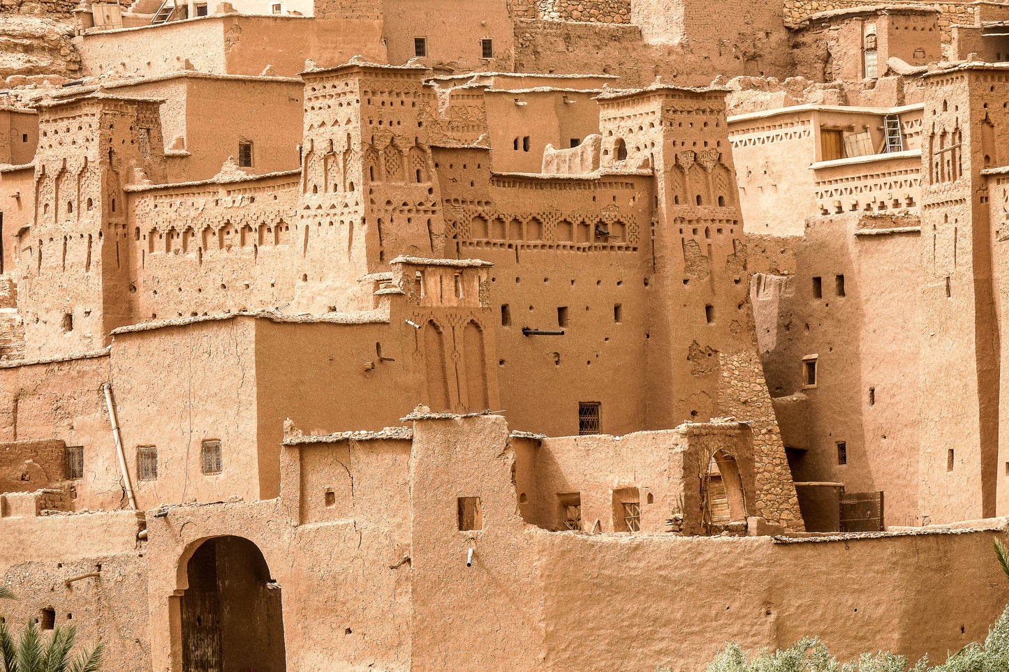 vue d'une maison à ouarzazat