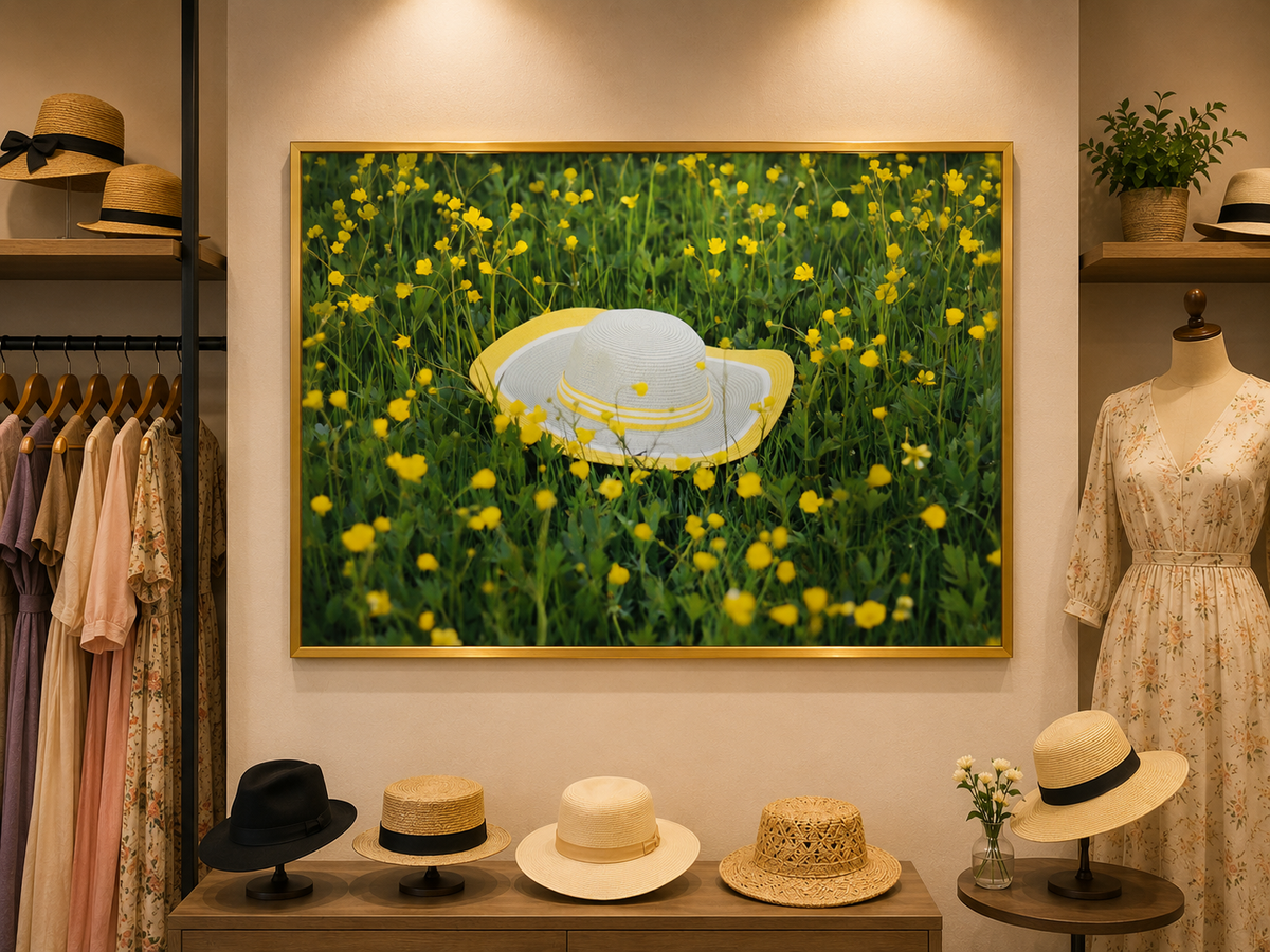 Romantisme Champêtre - Chapeau et Fleurs | Maroccinoo