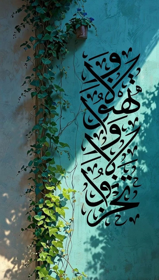 Calligraphie Nature - Évasion Verte | Maroccinoo