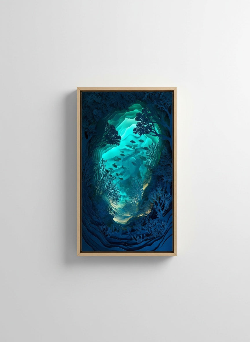 Tableaux décoratifs maroc - Récif Corallien Profond