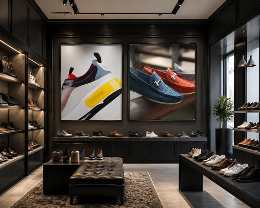 Shoes in the middle of a store  (2)