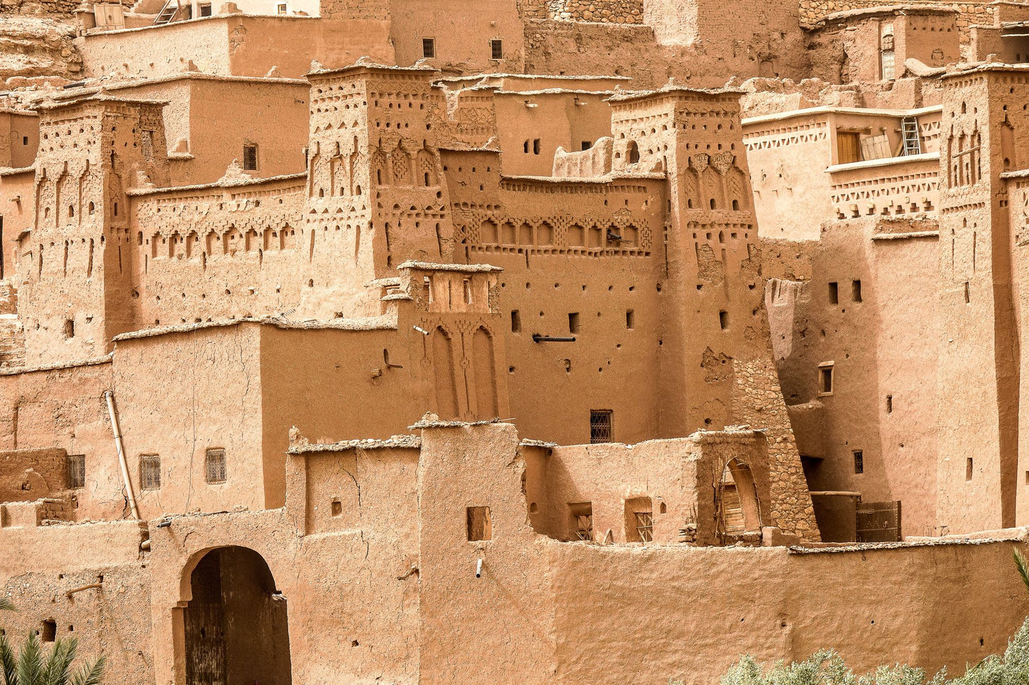 vue d'une maison à ouarzazat
