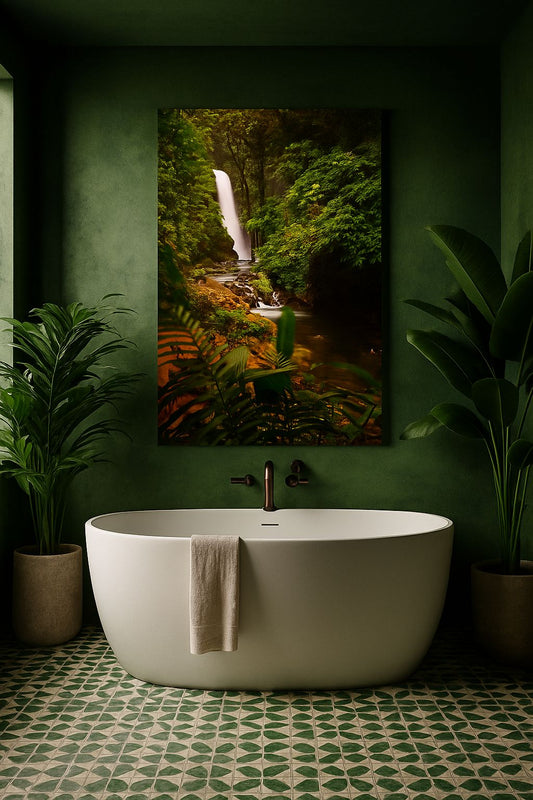 cascade dans une forêt tropicale