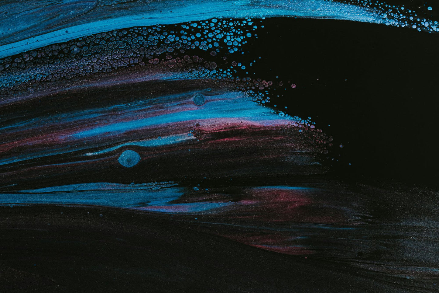 Rêves célestes : Impression d'art fluide abstrait | Élégance cosmique