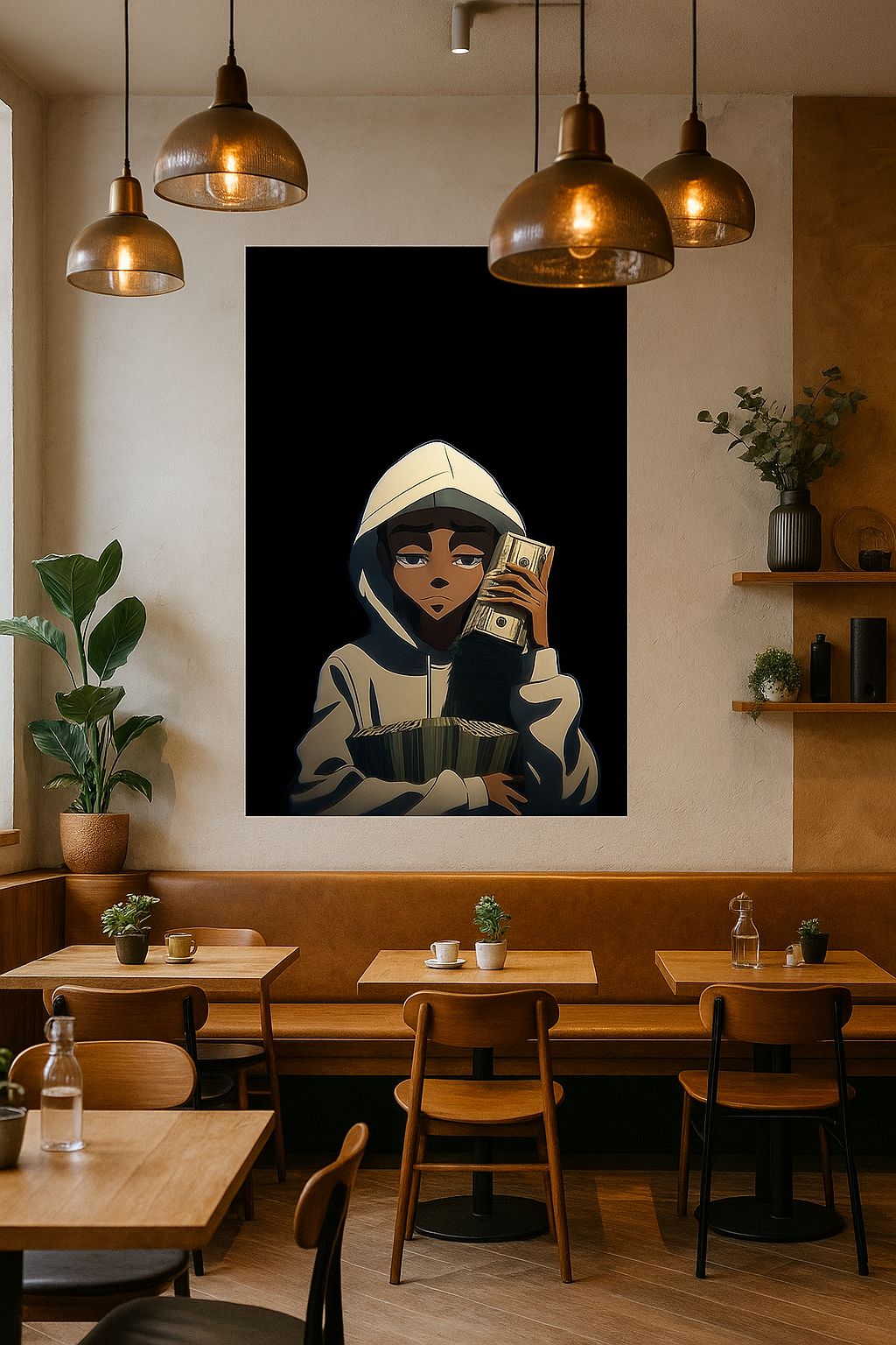 Money Moves – Impression d'art streetwear animée