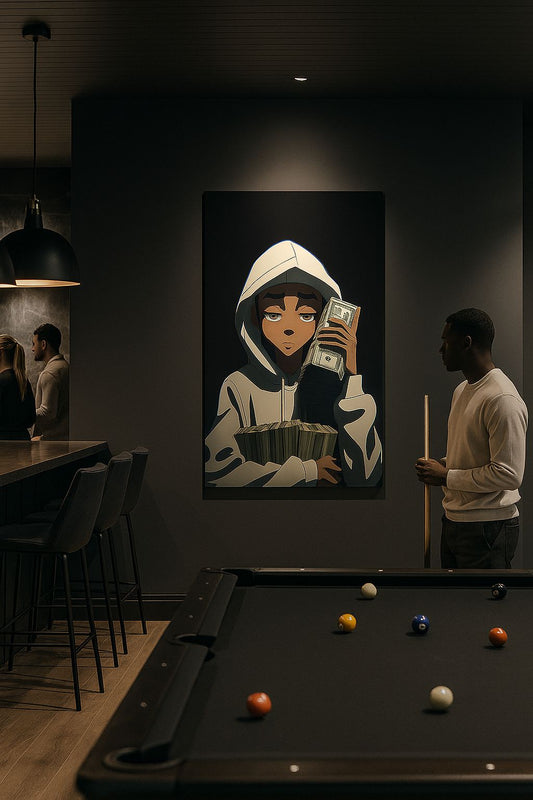 Money Moves – Impression d'art streetwear animée