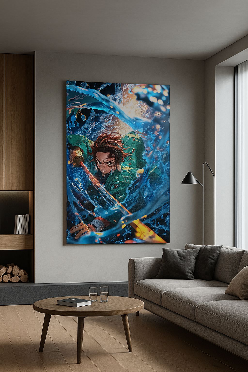 Water Blade Fury – Toile animée dynamique