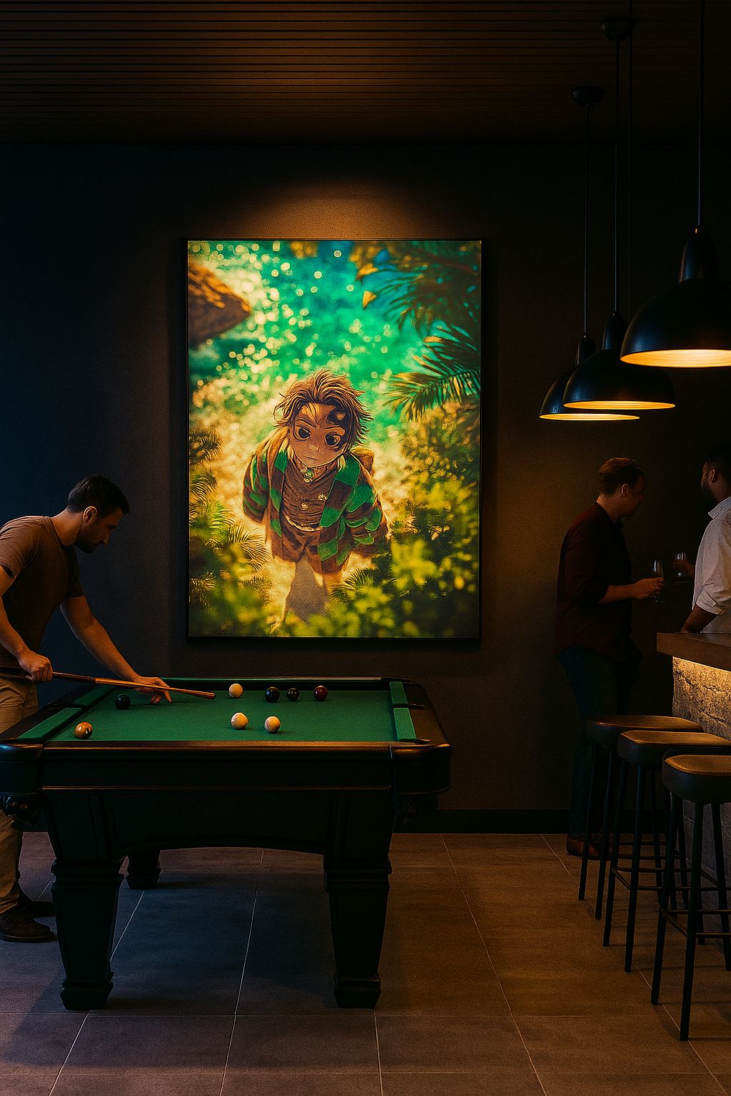 Tropical Breeze – Art sur toile animé relaxant