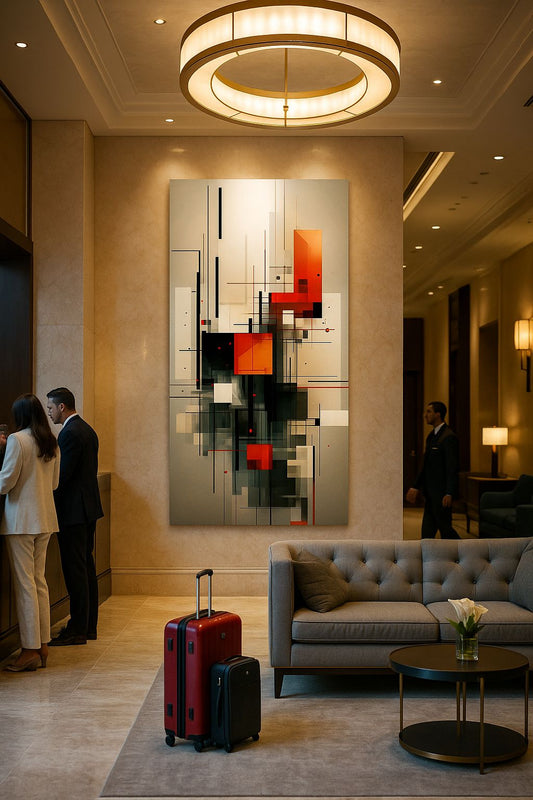 Tableau décoratif maroc - Art Abstrait Urbain