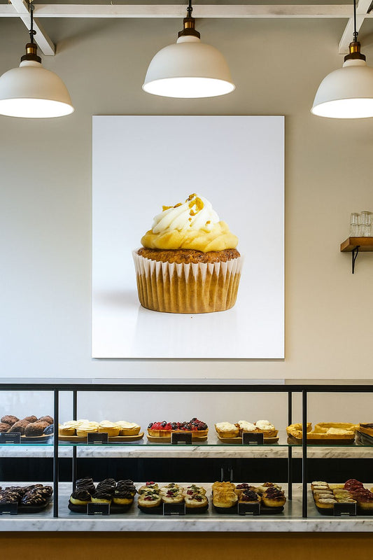 Tableau décoratif mural maroc 'The Cupcake' – Style cinématographique